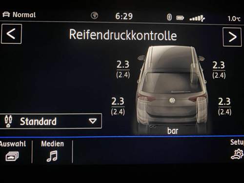 Reifendruckanzeige Discover Media