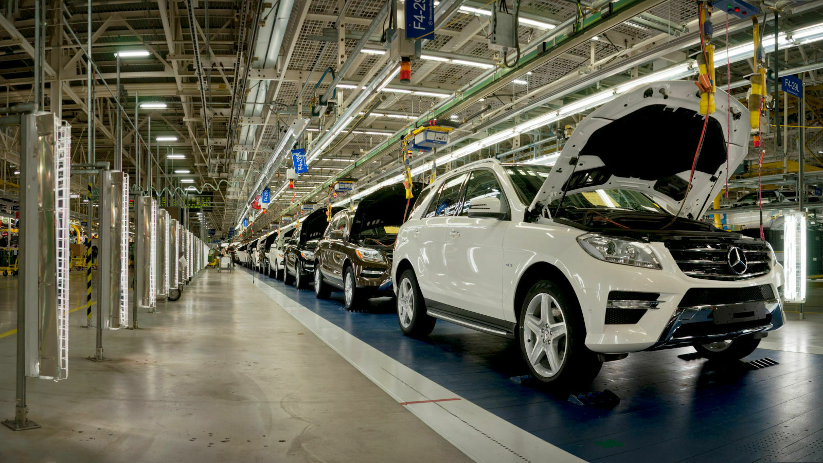 Daimler-Produktion in Tuscaloosa: hier entstehen mehrere SUV und die C-Klasse