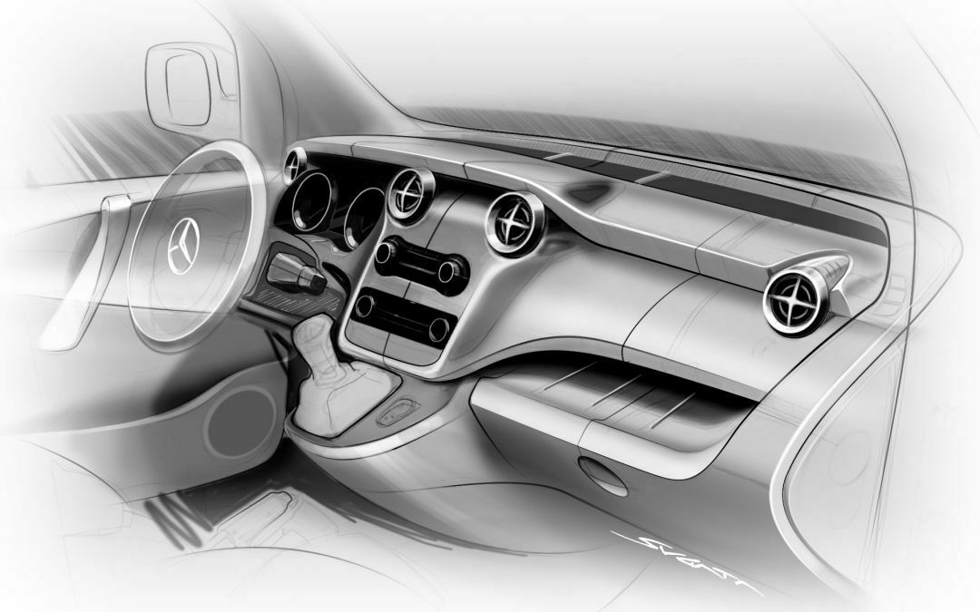 Skizze: Citan Cockpit