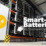 Drei Batterien liegen pro Strang übereinander, acht Reihen nebeneinander. Ein Strang könnte ein Vierfamilienhaushalt einen Monat lang mit Strom versorgen
