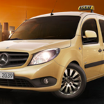 Der Citan als Taxi. Bald auch als E-Version?