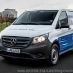 Mercedes E-Vito Prototyp, jüngst vorgestellt, mit 43kW/h Batterie