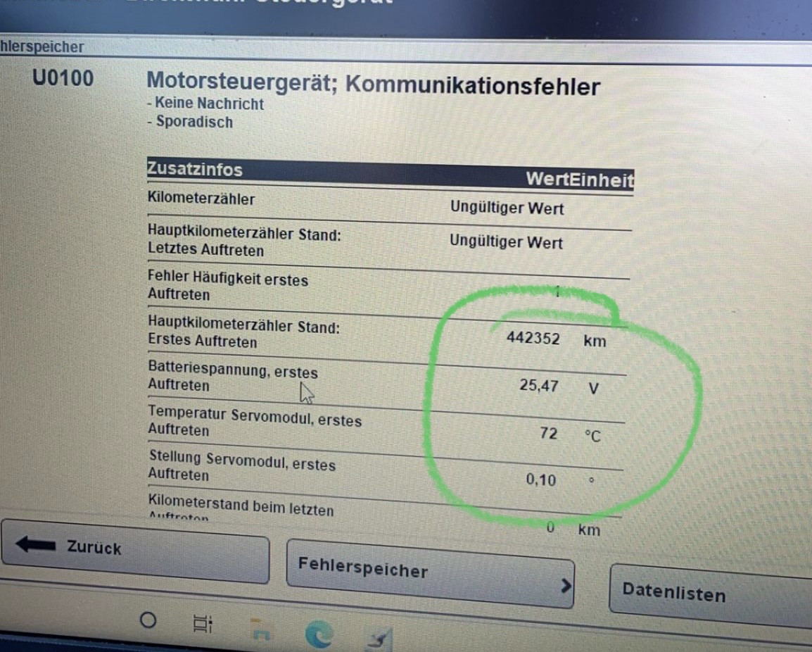 Mercedes Kilometerstand Manipulation lt. Auslesegerät?