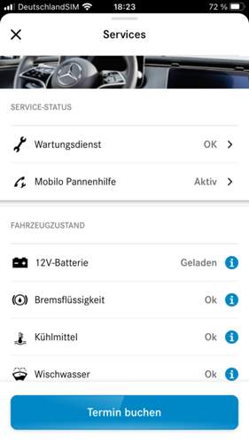 Serviceanzeige