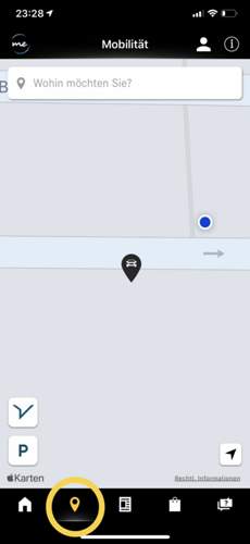 Mercedes me App Mobilität