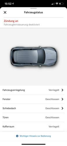 Fahrzeugstatus
