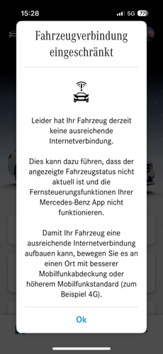 Trotz vollem LTE/5G Empfang
