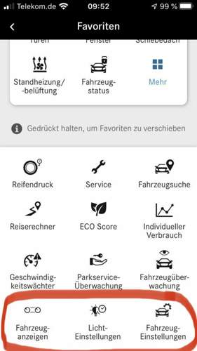 Die drei vermissten Menüs sind wieder da