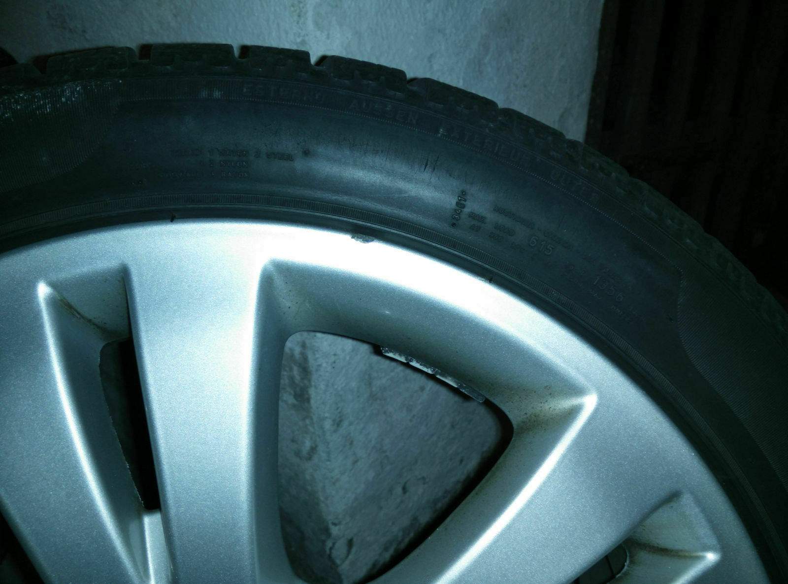 Mercedes W204 7,5jx17 Zoll ET47 Winterreifen 225 45 17 A2044010402 ...