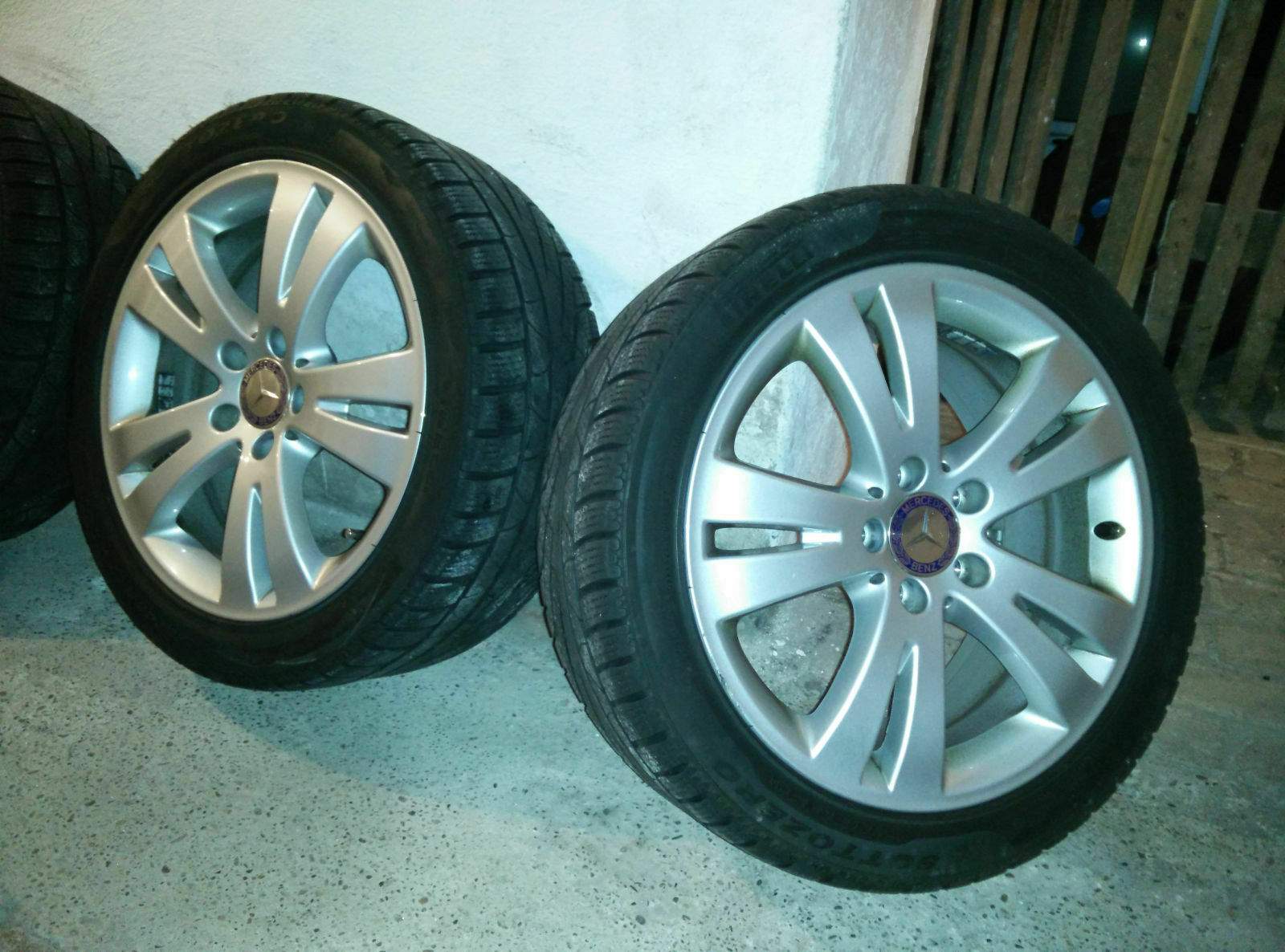 Mercedes W204 7,5jx17 Zoll ET47 Winterreifen 225 45 17 A2044010402 ...