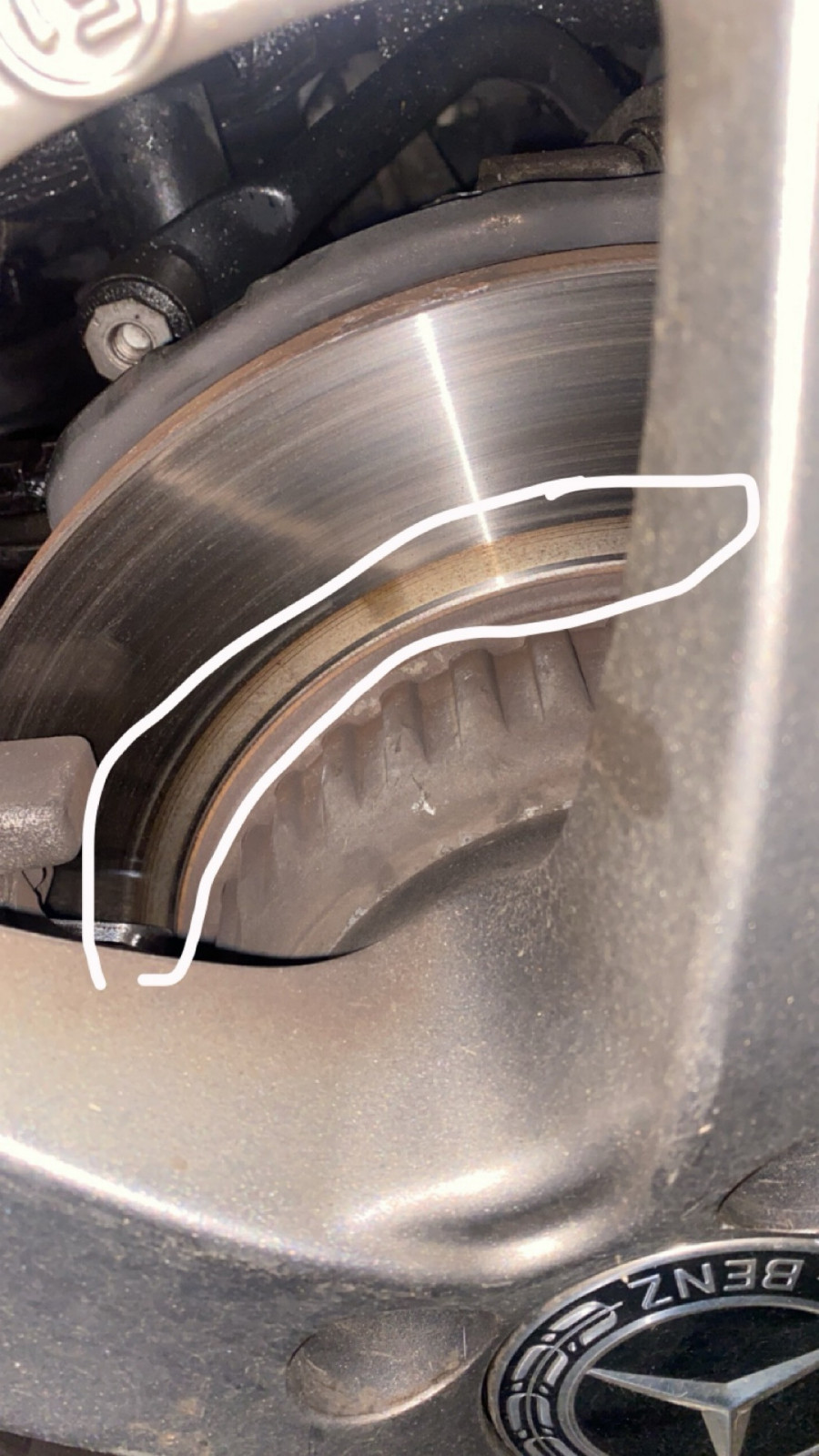 Mercedes w205 Bremsscheibe hinten