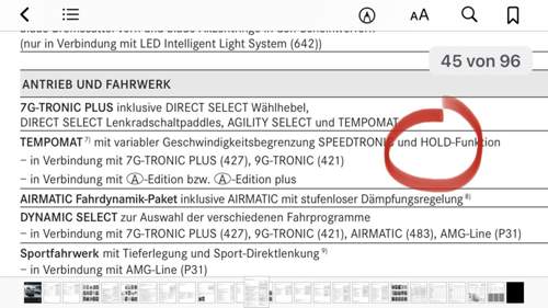 2. HOLD Funktion