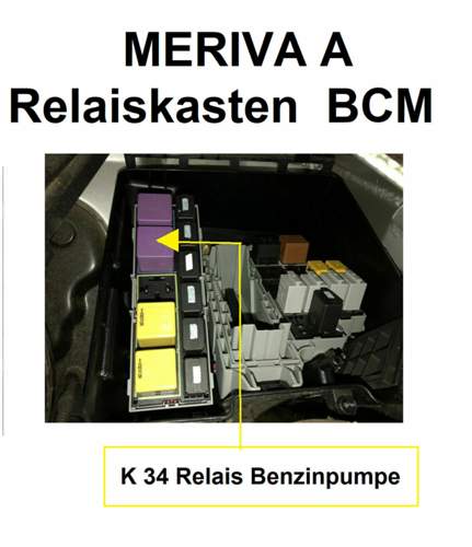 K 34 Relais Benzinpumpe