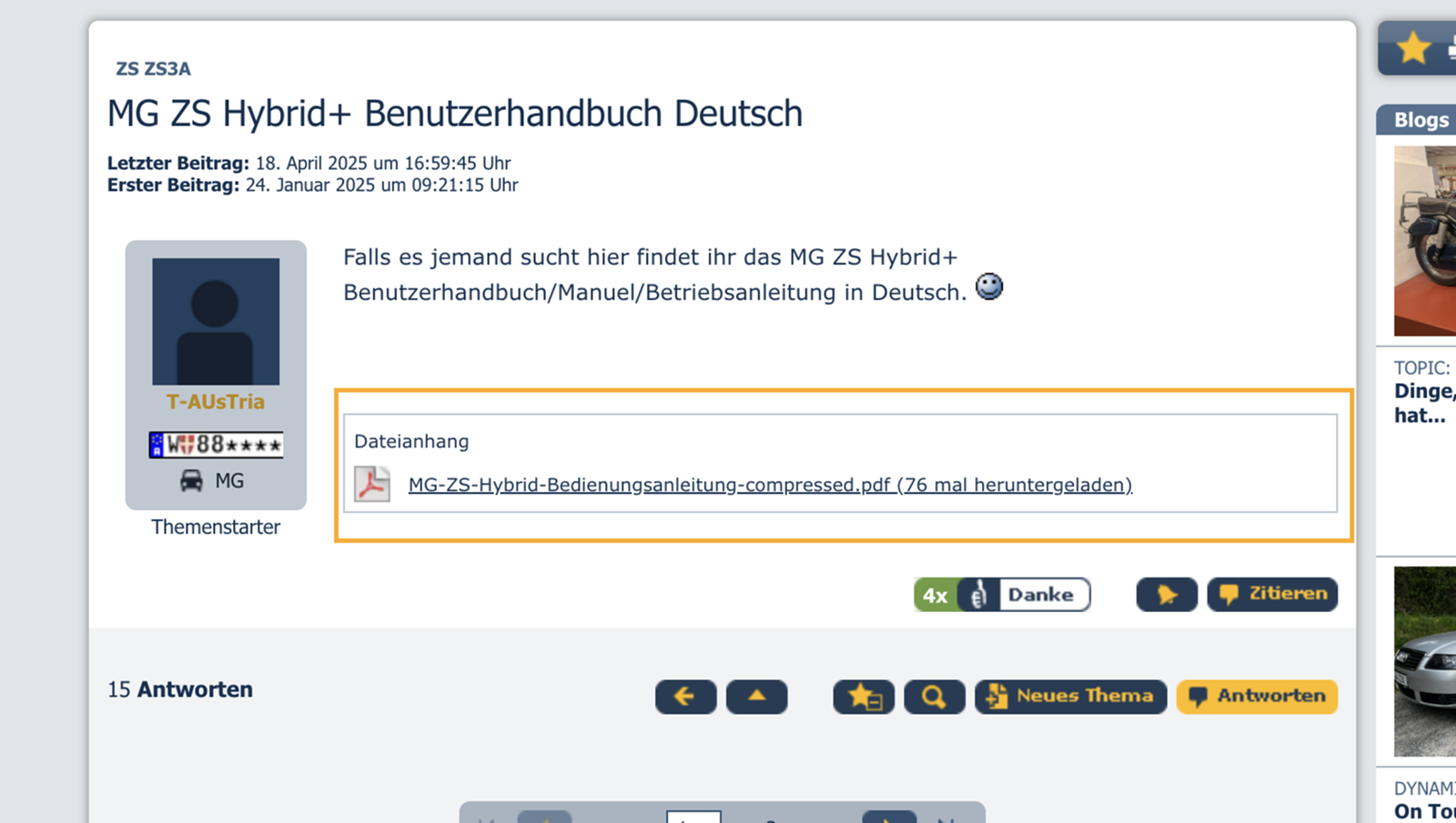 MG HS PLUG-IN Hybrid 2021 2022 Betriebsanleitung Bedienungshandbuch