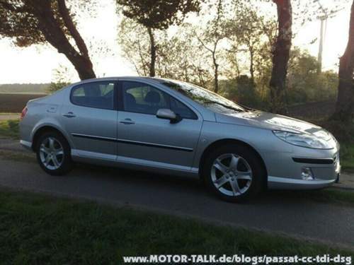 Peugeot 407: Seitenansicht
