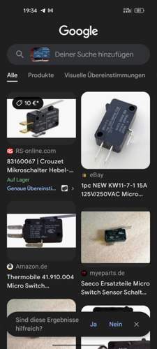 Google-Suche nach Mikroschalter