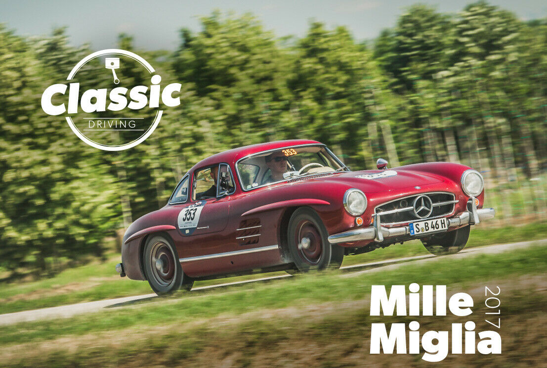 Schnurrt schnell Im italienischen Hinterland: "Unser" Mercedes 300 SL Flügeltürer