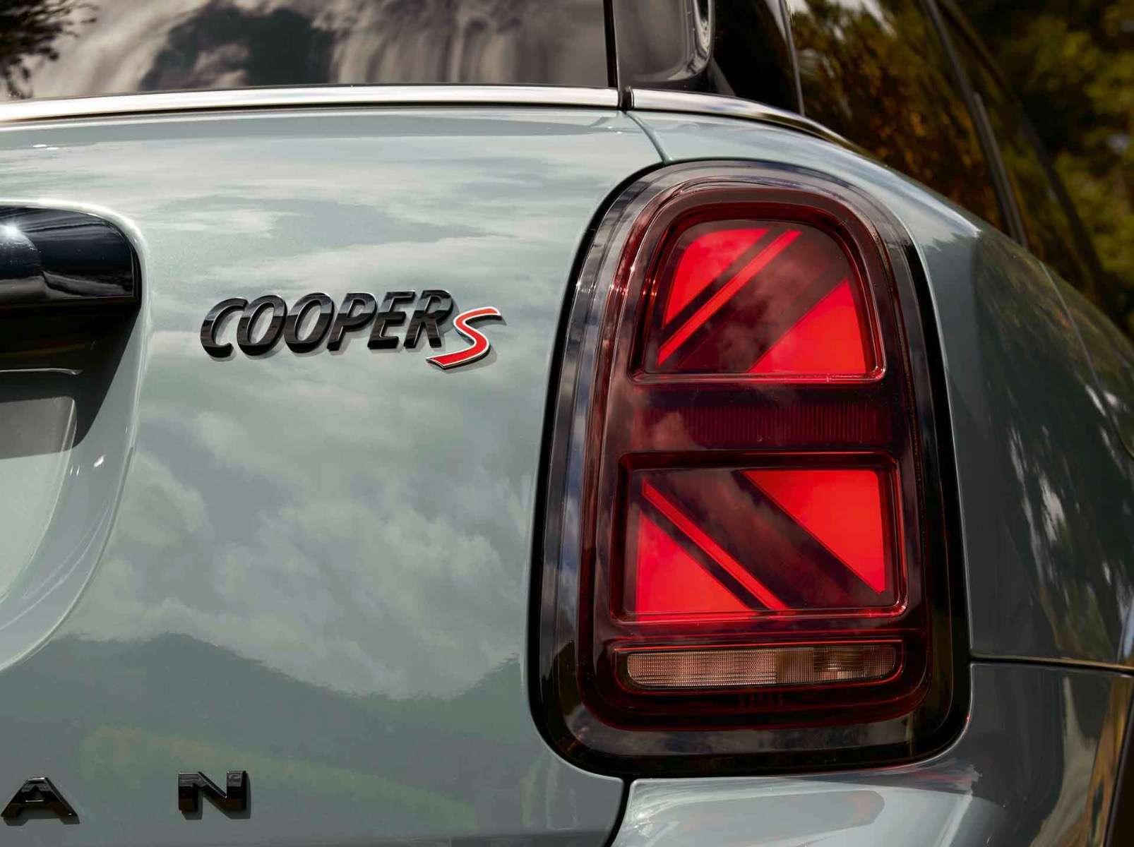Mini Countryman Scheinwerfer Zierringe piano Black