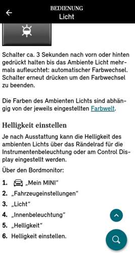 Fahrzeugeinstellungen