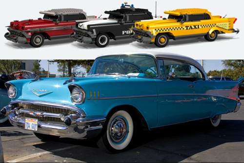 Flosse und Zierrat: Chevrolet Bel Air aus Blech und Plastik