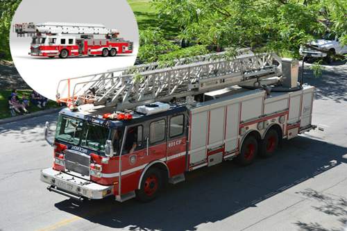 Garantiert wasserfest aber nicht wasserdicht: Eine US-Feuerwehr