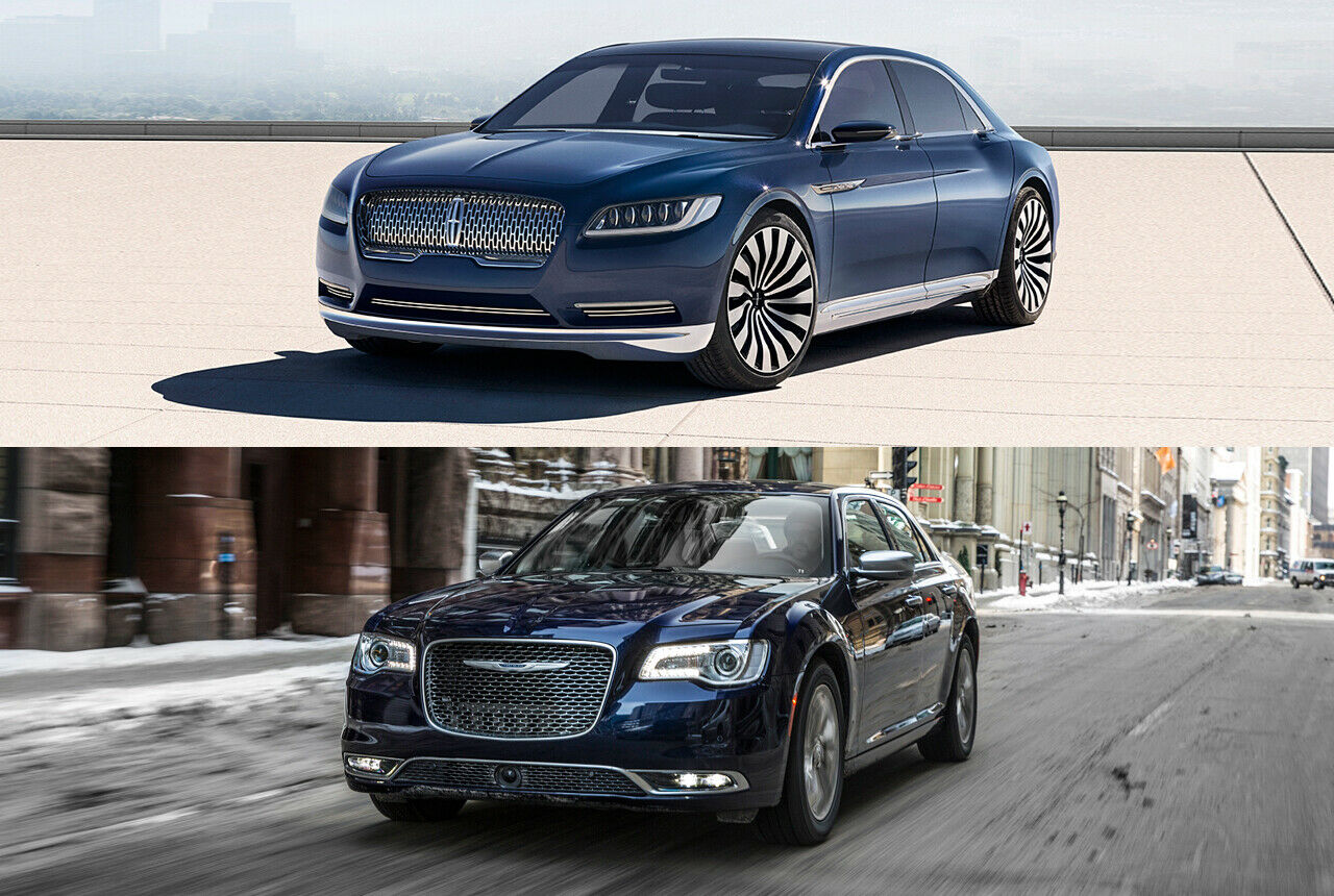 Auch an den Chrysler 300 kann man sich beim Anblick des neuen Continental erinnert fühlen