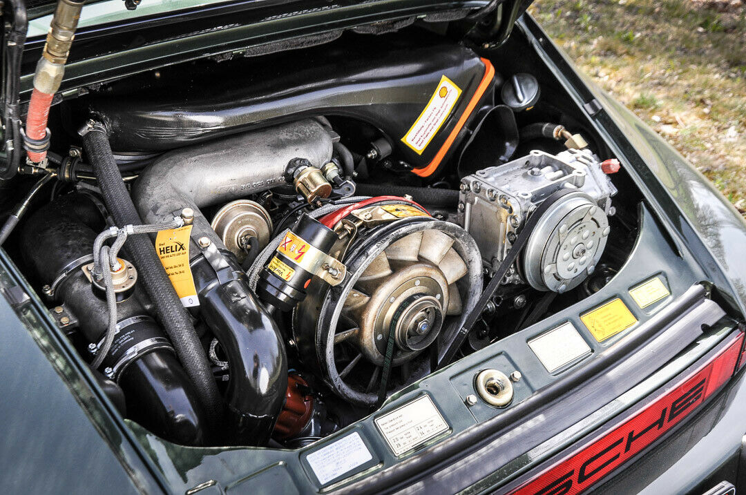 Der Motor des Porsche 911 Turbo