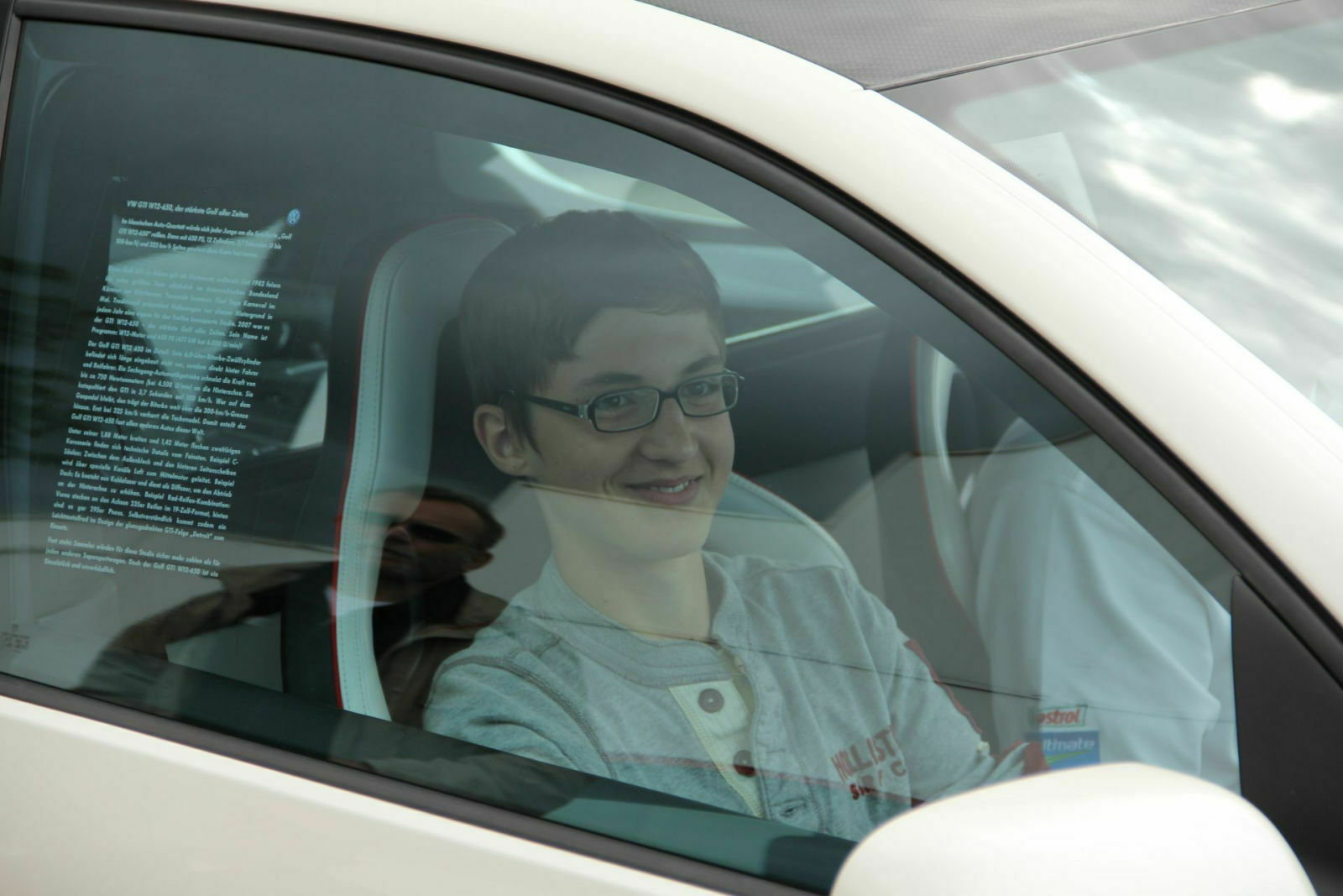 Vorfreude auf die Taxifahrt
