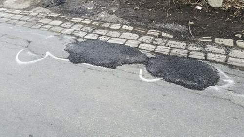 Wanksy will auf marode Straßen aufmerksam machen
