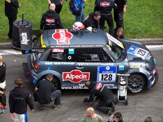 Mini in Startaufstellung