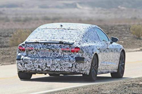 Die Kanten am Heck bleiben: Neuer A7-Hintern mit ausfahrbarem Spoiler