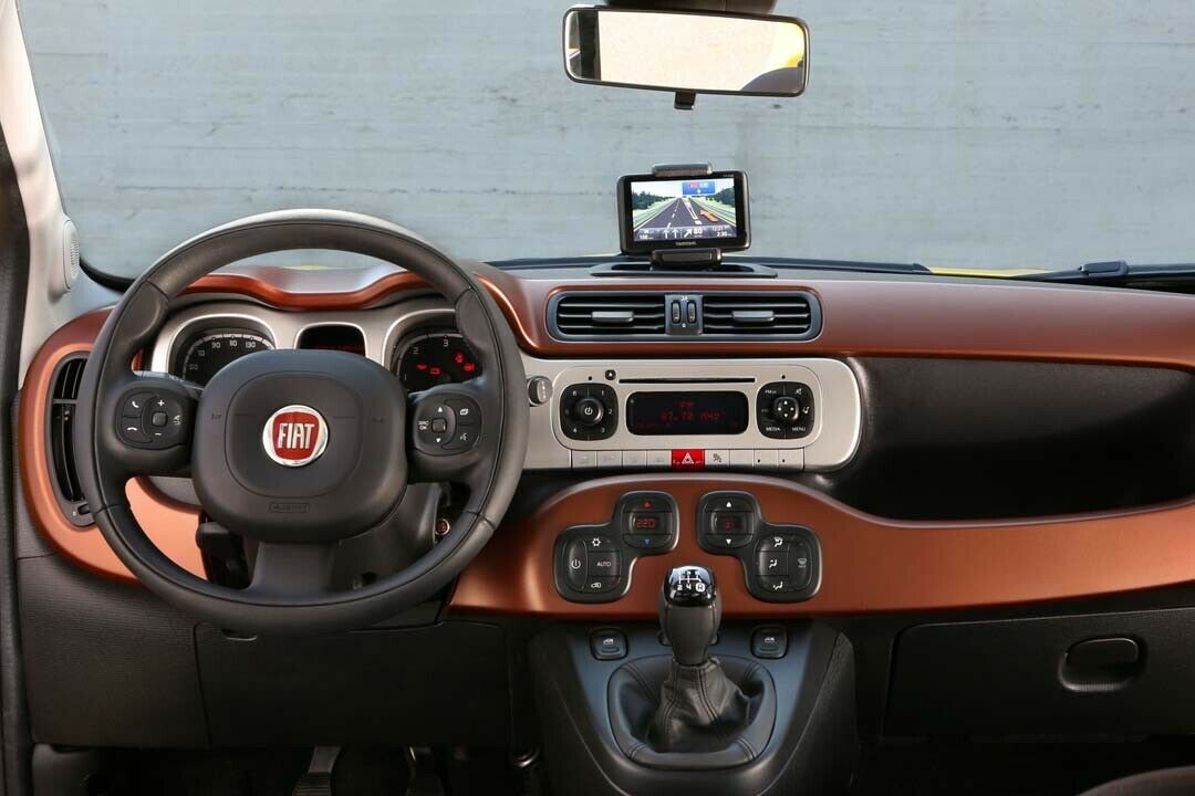 Das Interieur des Fiat Panda Cross