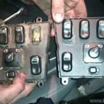 Mercedes Benz W163 Schalterelement ausbauen wechseln