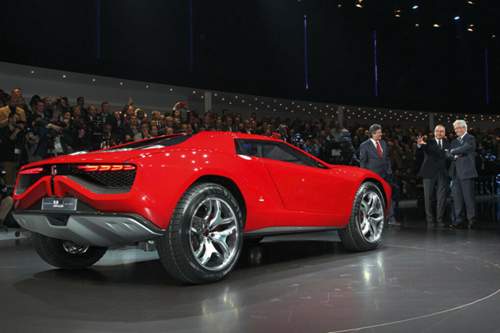 Das Giugiaro-Parcour-Concept debütierte auf dem VW-Konzernabend.