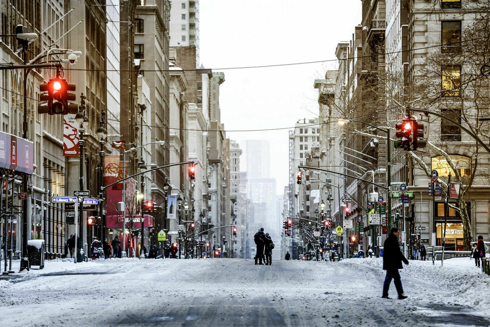 Diese Aufnahme zeigt einen Ausnahmezustand: Eine autofreie 5th Avenue