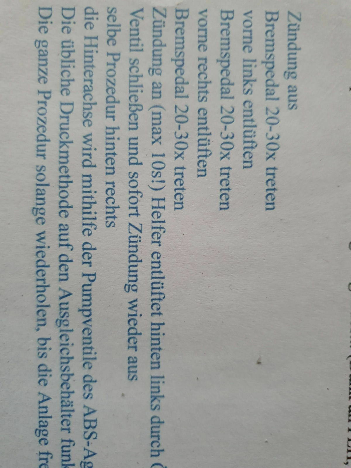 MKB: ADY, keine Bremswirkung