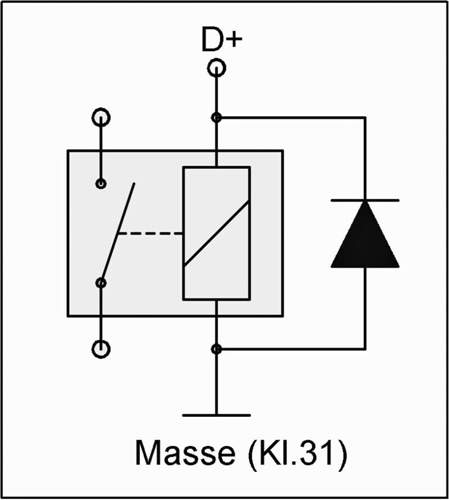 Elektrik-freilaufdiode-anschluss-tr-masse