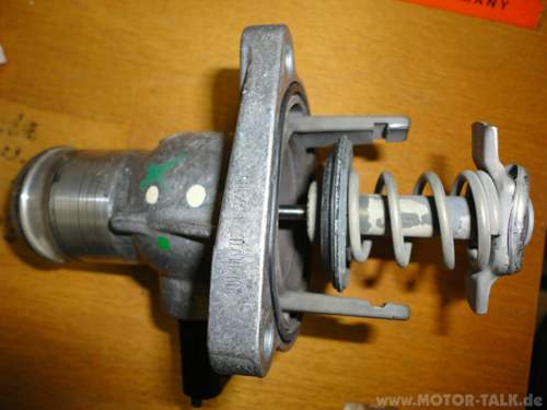 Thermostat defekt und zerlegt