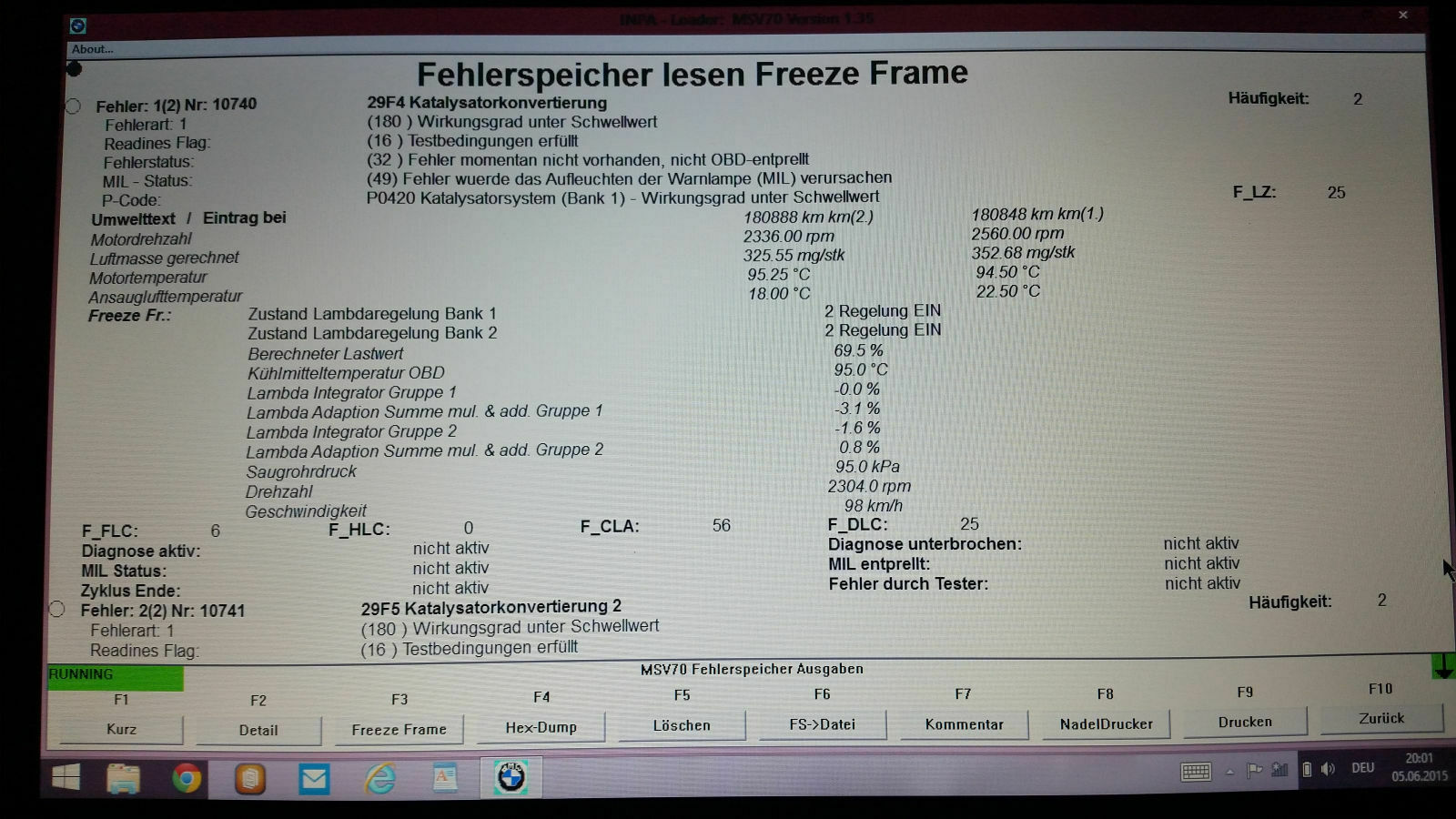 MKL Lambdasonde oder Kat?
