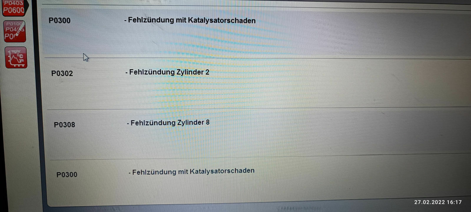 ML430 W163 Fehlzündungen mit Katalysatorschaden / ohne Motorkontrollleuchte