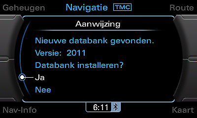 MMi 3G DVD 2011 Installationsfehler: Kein Update gefunden