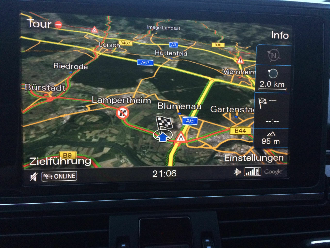 MMI 3G plus FL auf Google Earth umstellen per Hidden Menü
