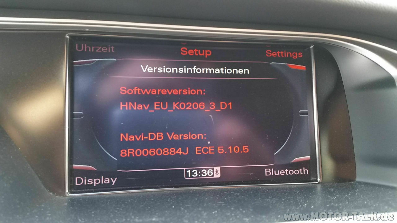 MMI 3G Plus (HDD) Navi Karten Update