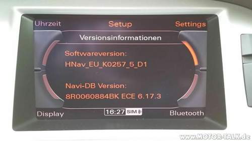 SW Stand neu 2014 Navi