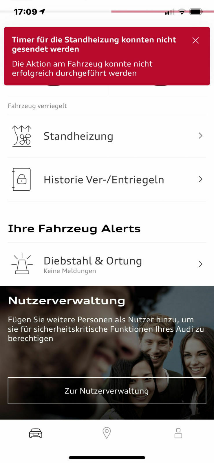 MMI Einstellungen - Probleme mit myAudi/Connect App