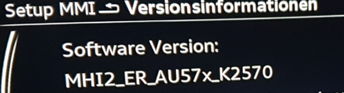 MMI Version MHI2_ER-AU57x_K2570