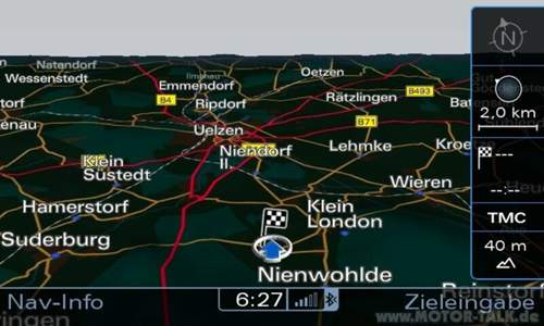 Strassen-bis-2-km-vergroesserung-werden-angezeigt
