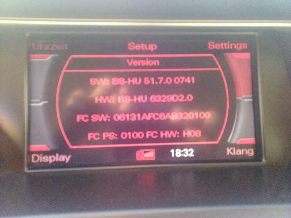 MMI Software welche Version habt Ihr?