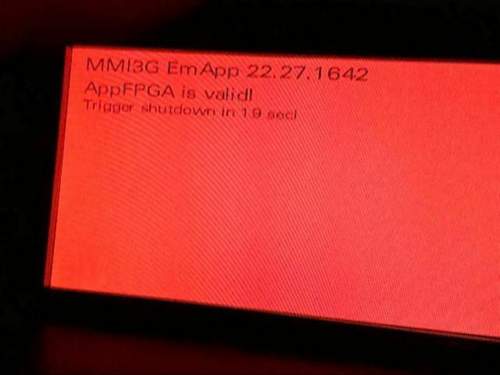 MMI3G Fehler