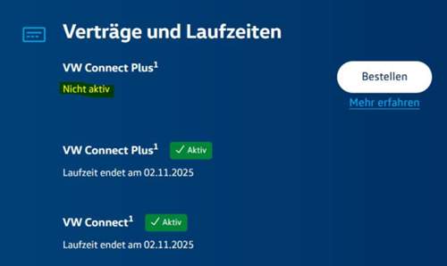 Connect Plus Fehler